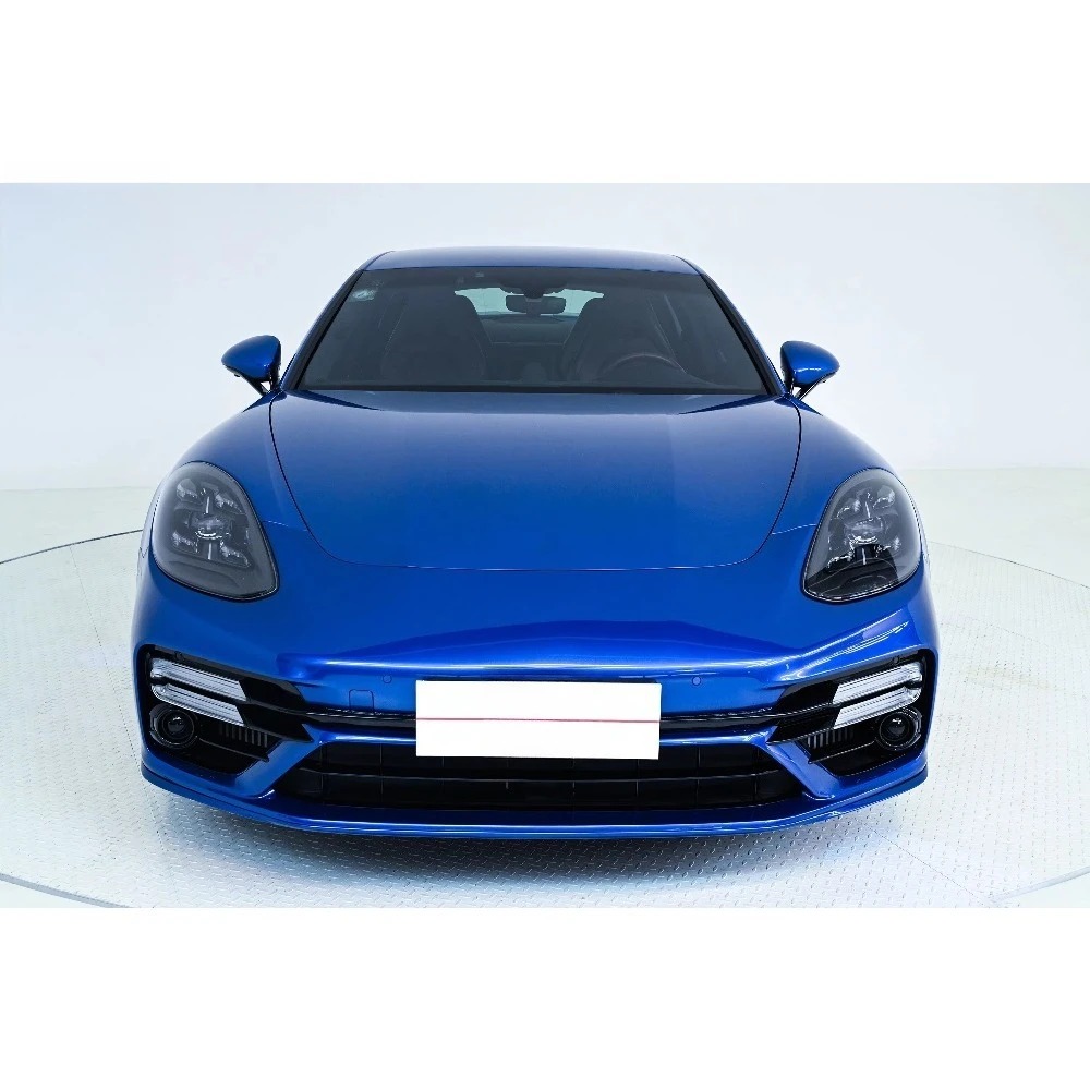 New  Front Bumper Assembly for 2017-2021 for for Turbo S Models Bolt-On Retrofit/Upgrade Park Assist Sensor Cut-Outs